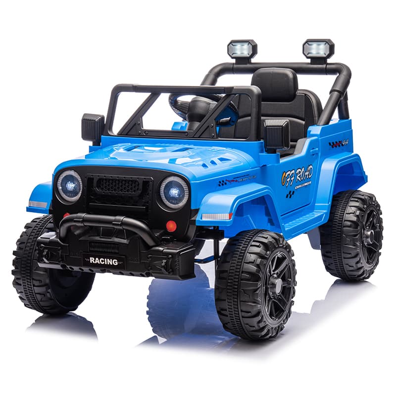 12V 2-Seater Kids Jeep Ride-On with Bluetooth & Music