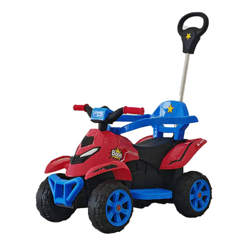 6V Kids Electric ATV with Push Handle, Lights & Music